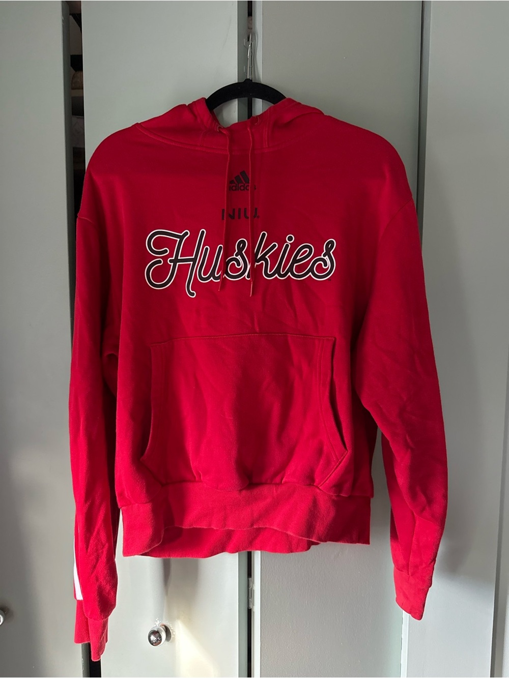 Adidas Northern Illinois NIU Huskies Red women’s Hoodie